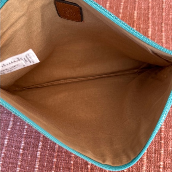 LOFT Beaded Canvas Multi Colored Wristlet - Picture 3 of 5